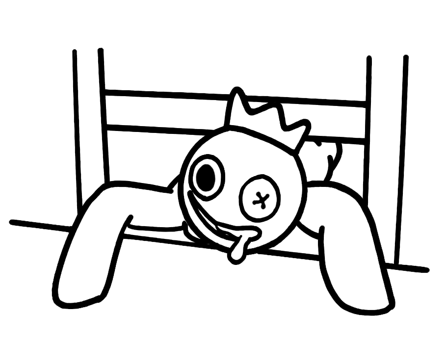Rainbow Friend Coloring Pages