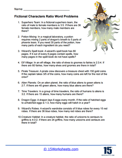 Ratio Word Problems Worksheets Worksheets Library