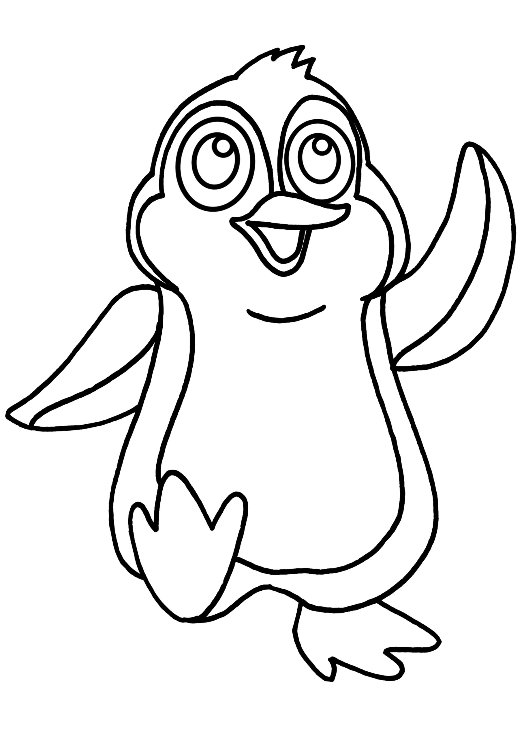 free coloring pages penguins