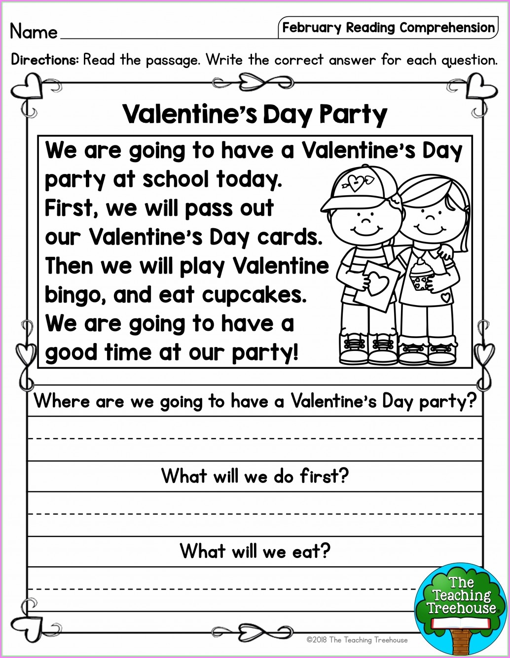 Reading Worksheets For 7th Graders Printable