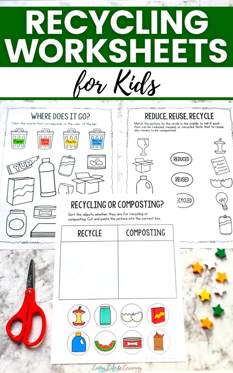 recycling worksheets