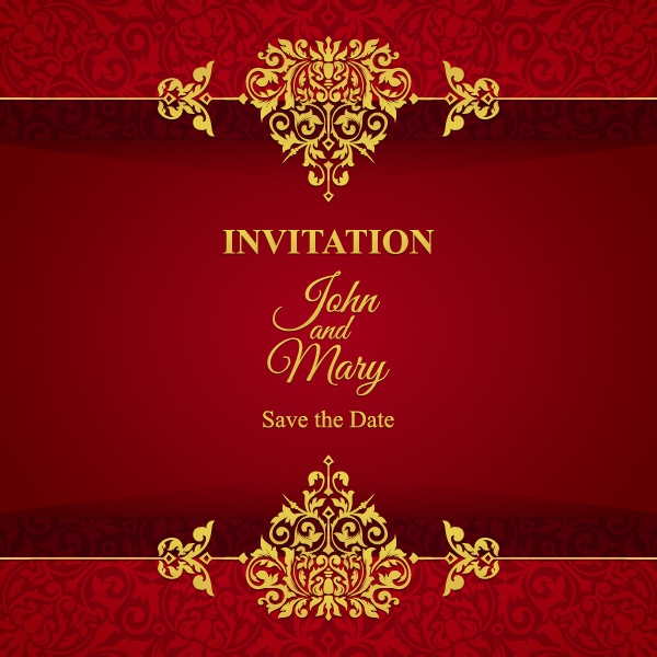Red And Black Invitation Template Printable Word Searches