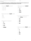 Reducing Rational Expressions Worksheet Printable Pdf Download