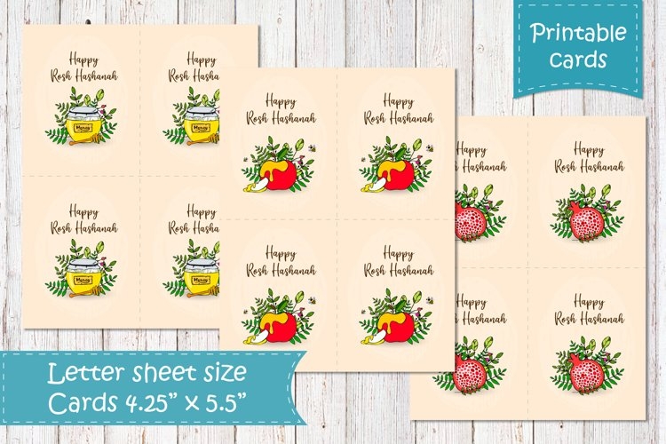 printable shana tova cards