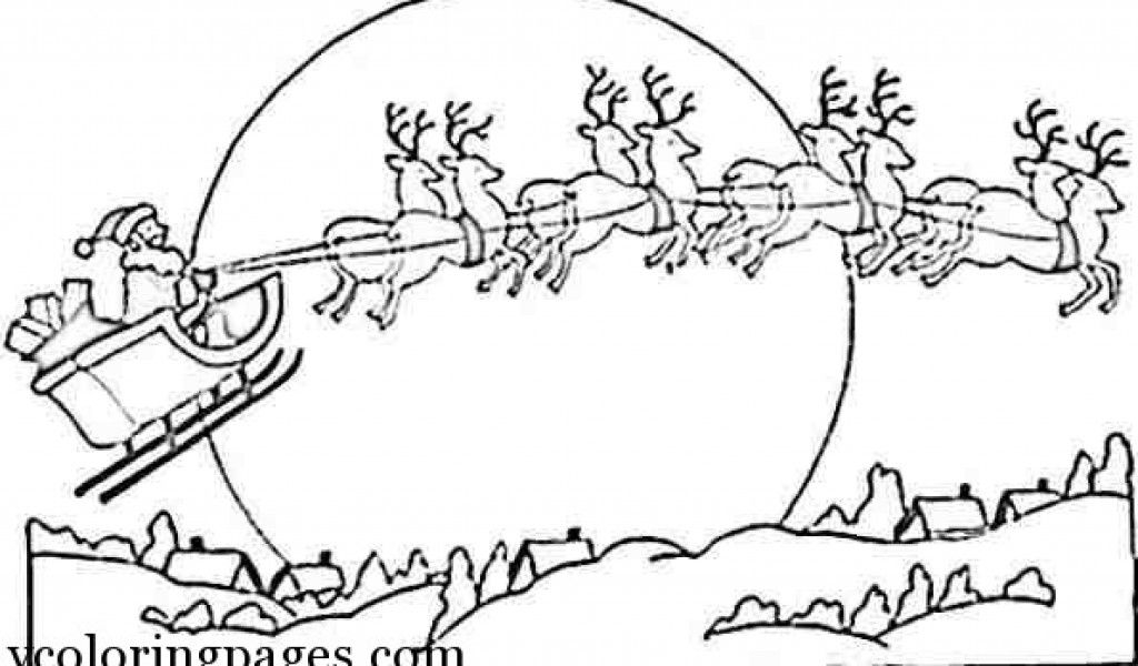 Coloring Page Santa