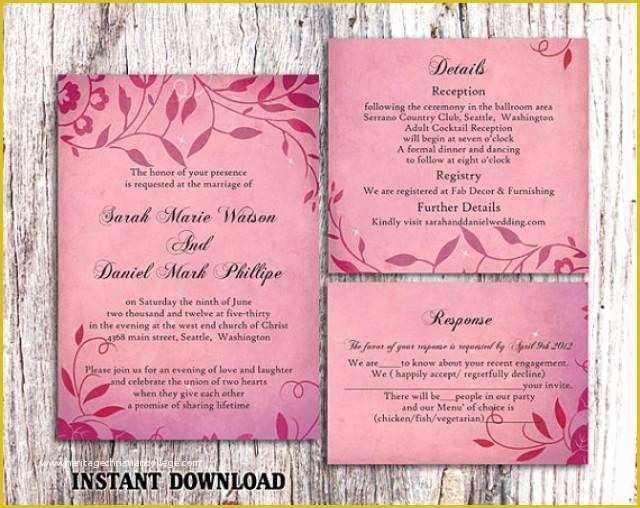 Rustic Wedding Invitation Templates Free Download Of Diy Rustic Wedding 