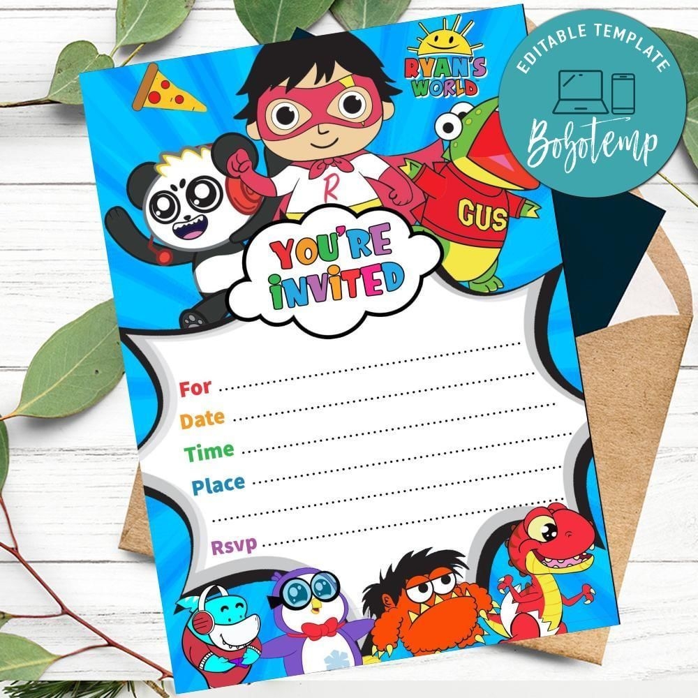 fill in invitation template