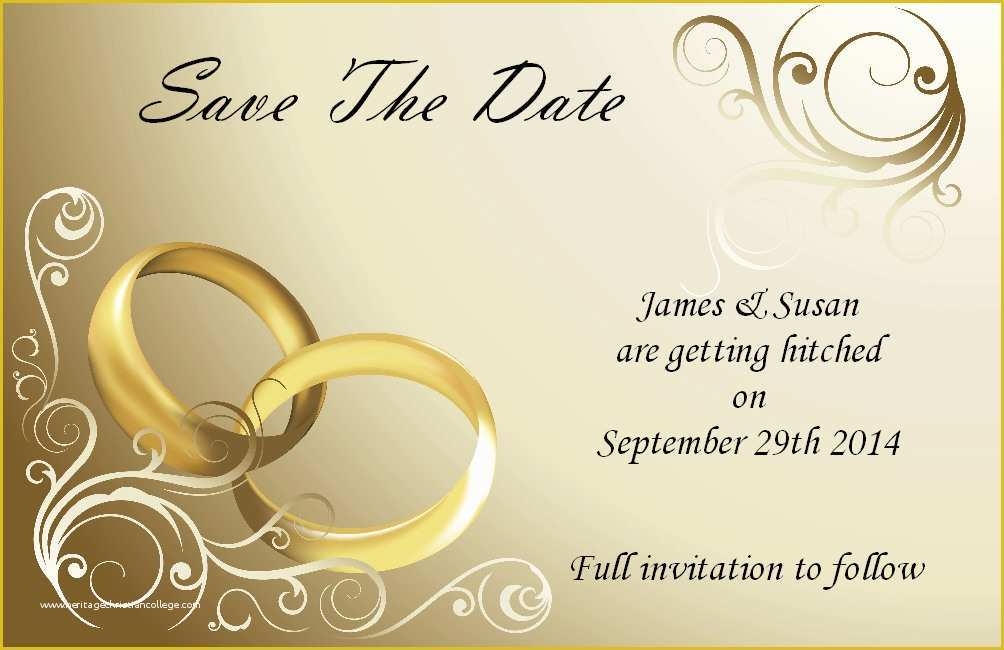 Save The Date Invitation Templates Free Of Save The Date Wedding 