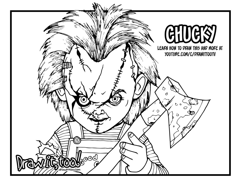 Coloring Pages Of Chucky