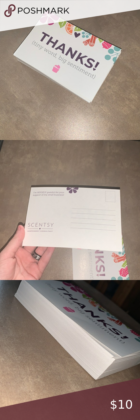 printable scentsy thank you cards