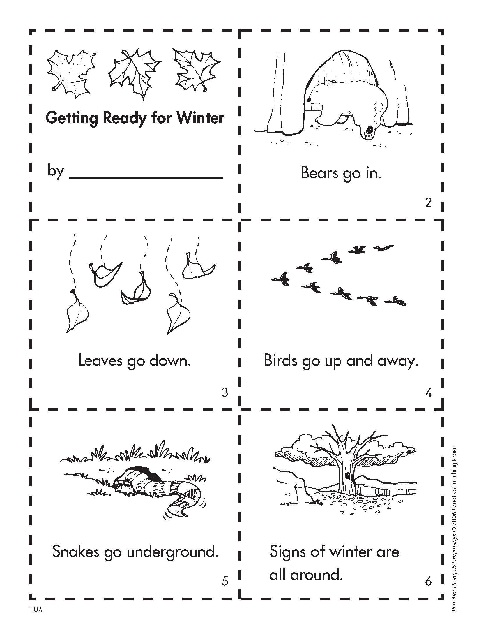 Science Activities For Preschoolers And Toddlers Hibernation Free 