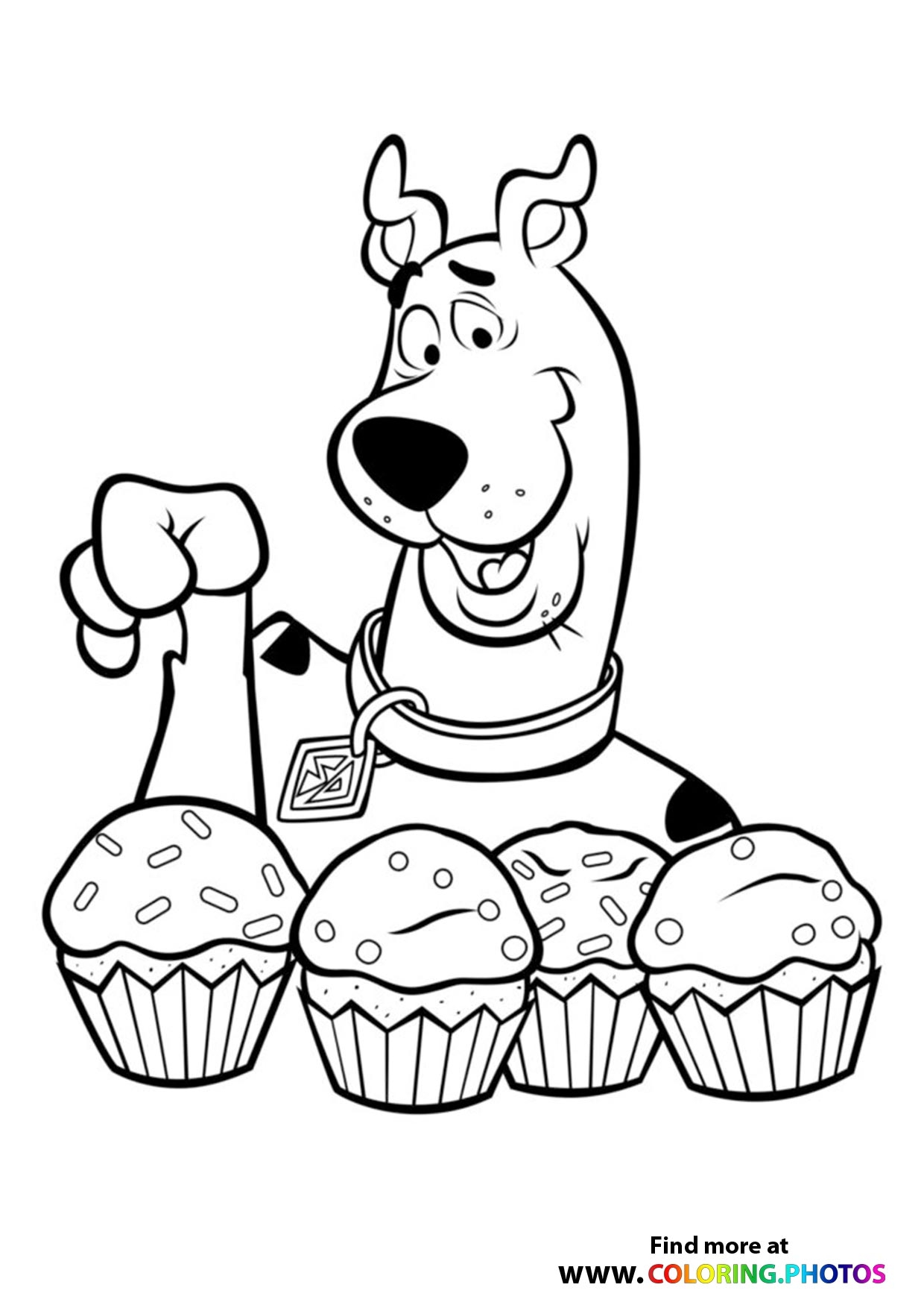 free scooby doo coloring pages