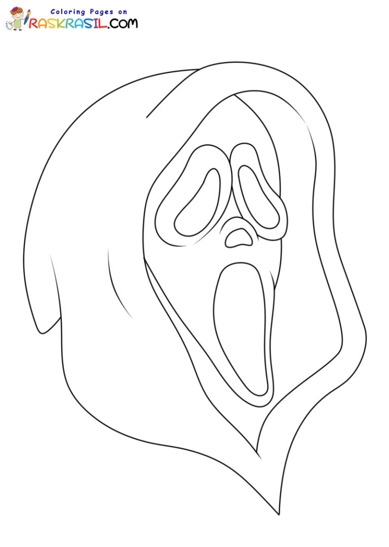 Scream Coloring Pages