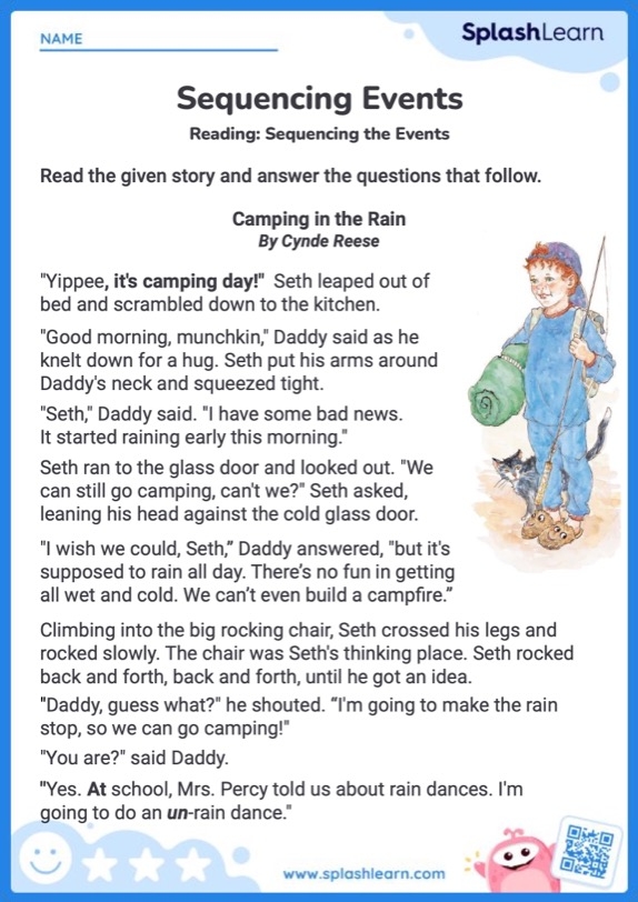 Sequence Of Events Worksheets Worksheets Library