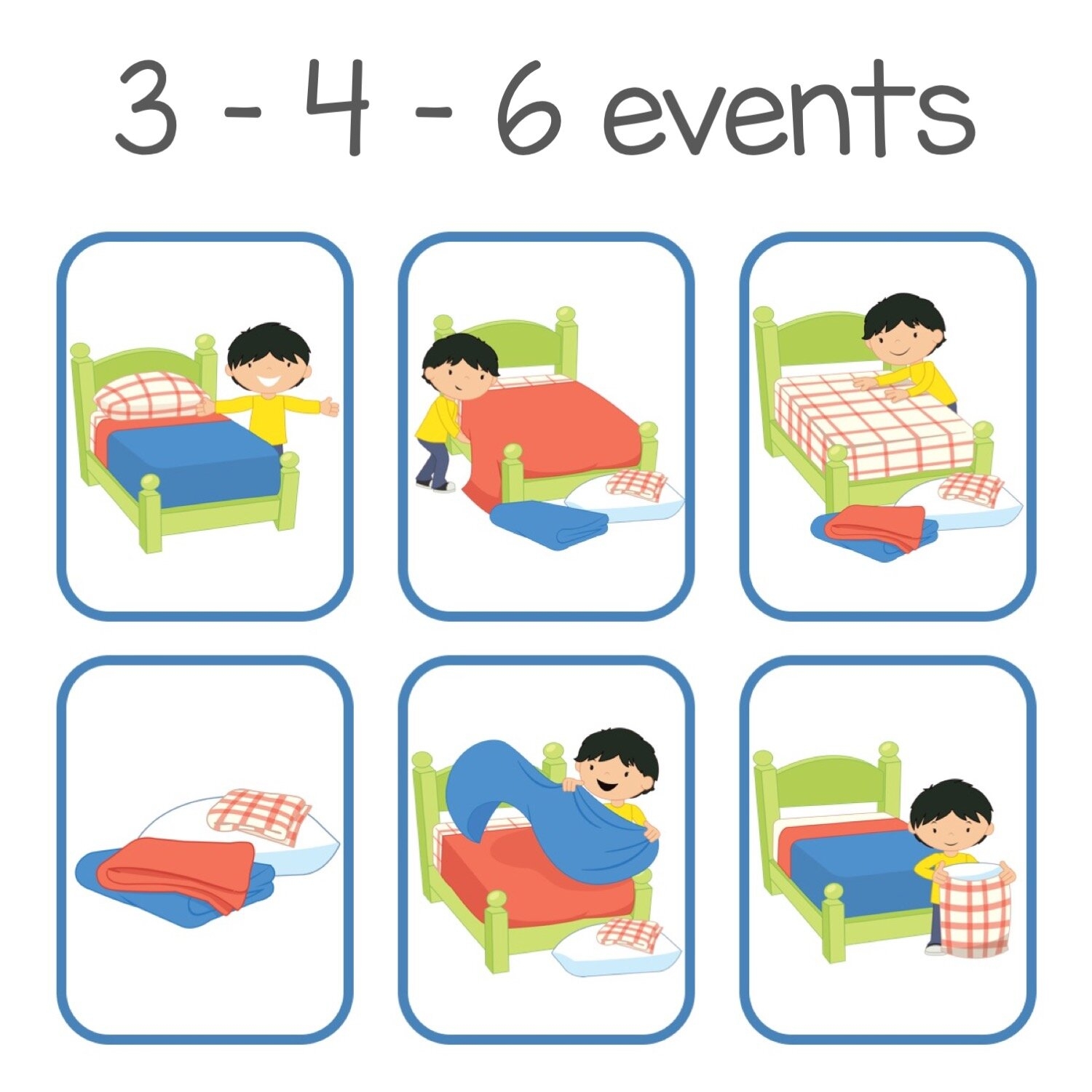 Sequencing Cards For Early Literacy And Speech Therapy Bundle SLP