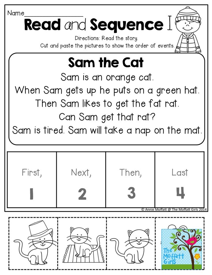 sequencing worksheets for kindergarten