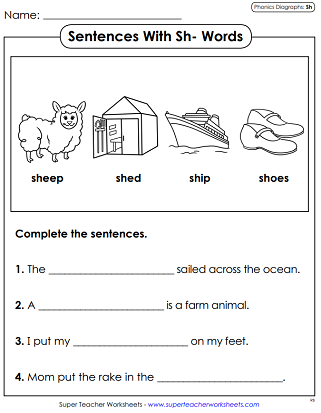 Sh Digraph Printables Worksheets Worksheets Library