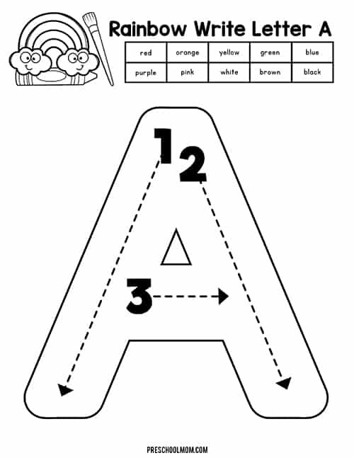 Shape Tracing Worksheets Preschool Mom Worksheets Library