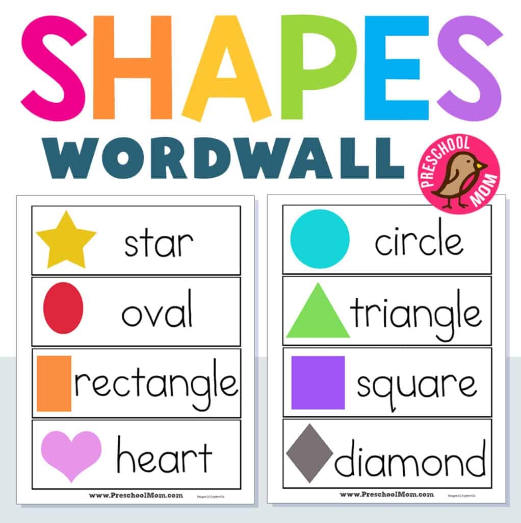 Shapes Worksheets Preschool Mom Worksheets Library