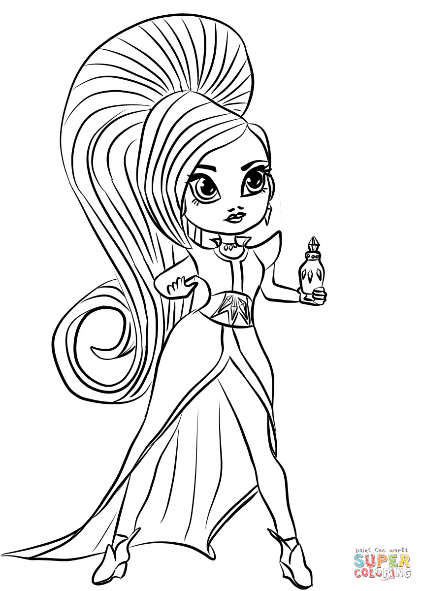 Shimmer Shine Coloring Pages At GetDrawings Free Download