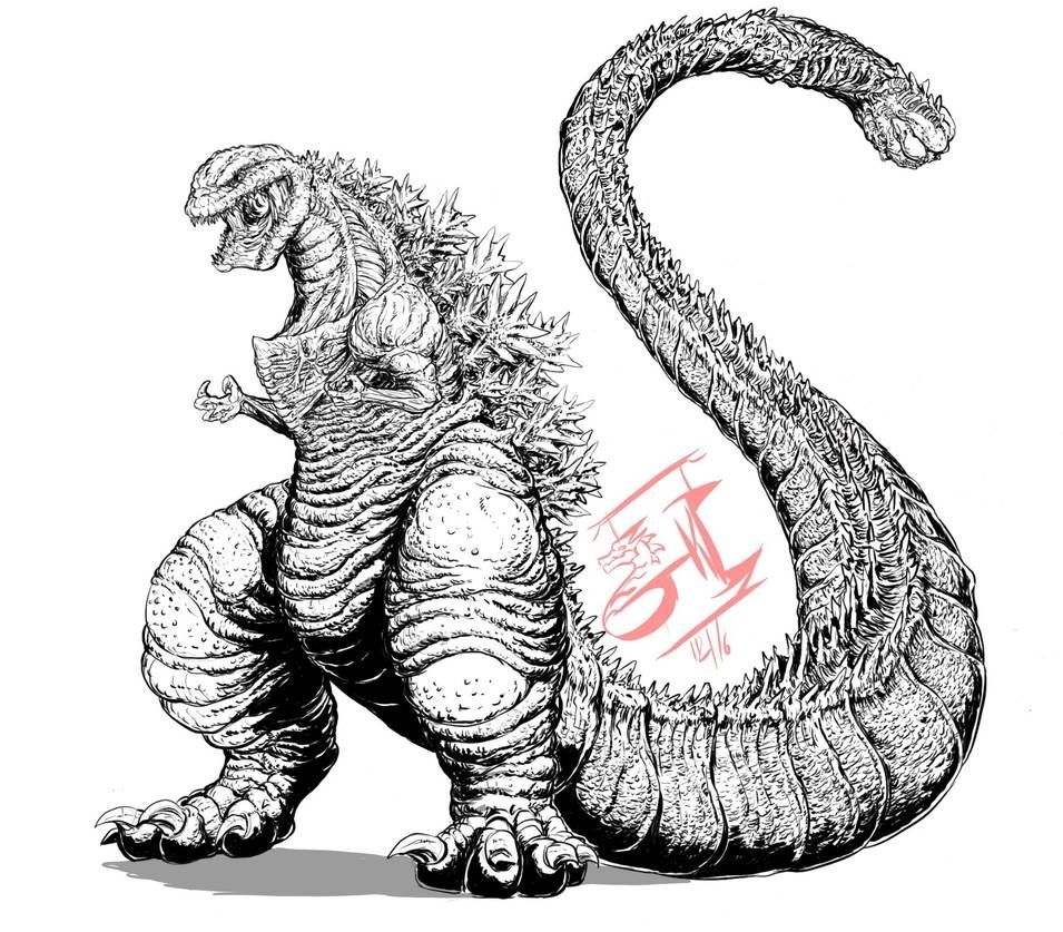 Shin Godzilla Coloring Pages