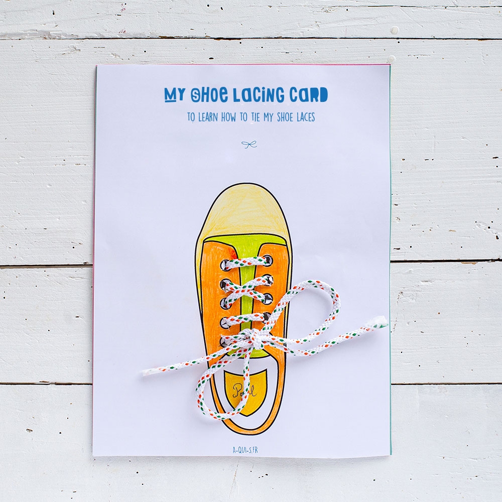 Shoe Lacing Practice For Kids Printable Shoe Tying Activity 54 OFF