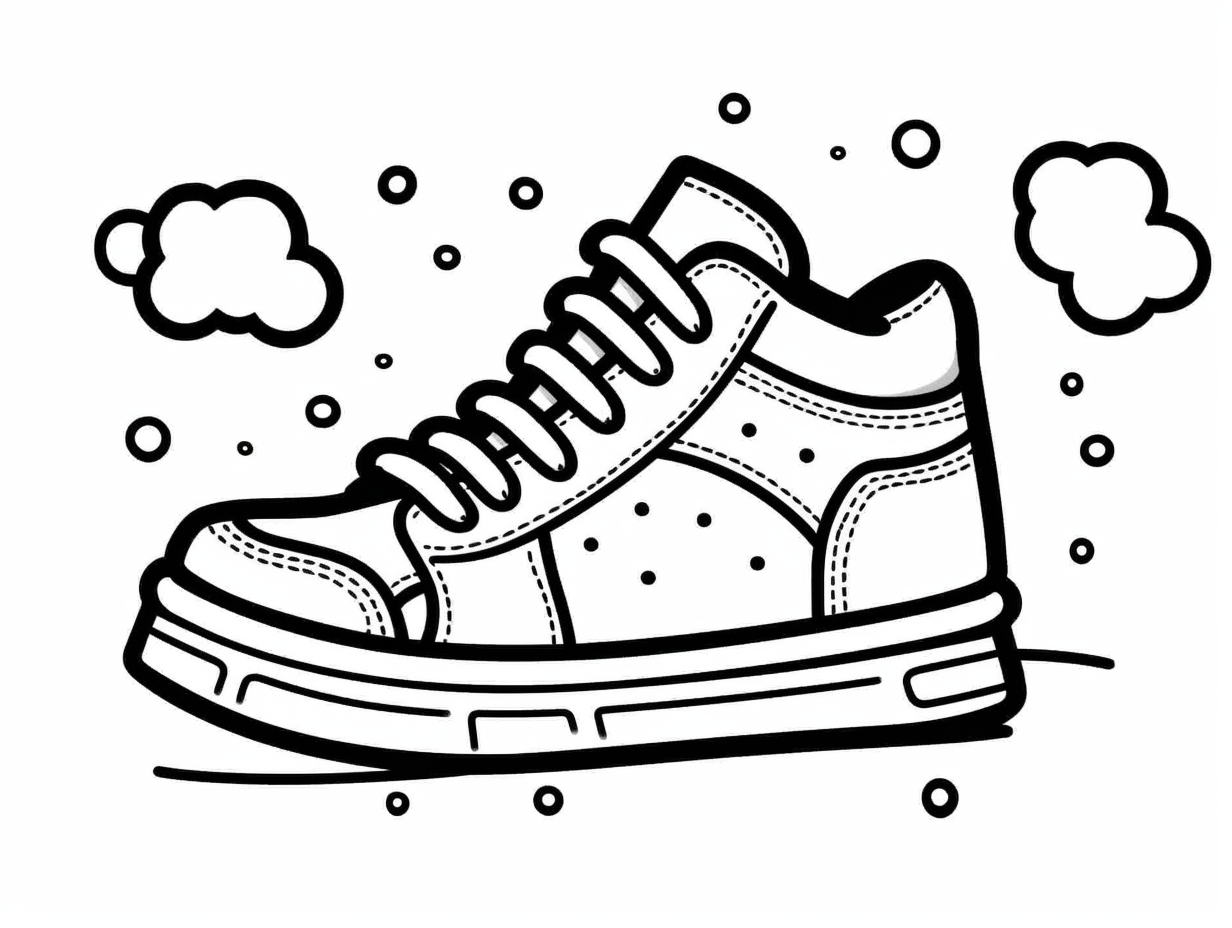 Shoe Lover 39 S Coloring Page Coloring Page