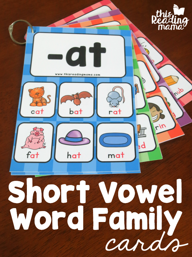 Short Vowel Printables This Reading Mama
