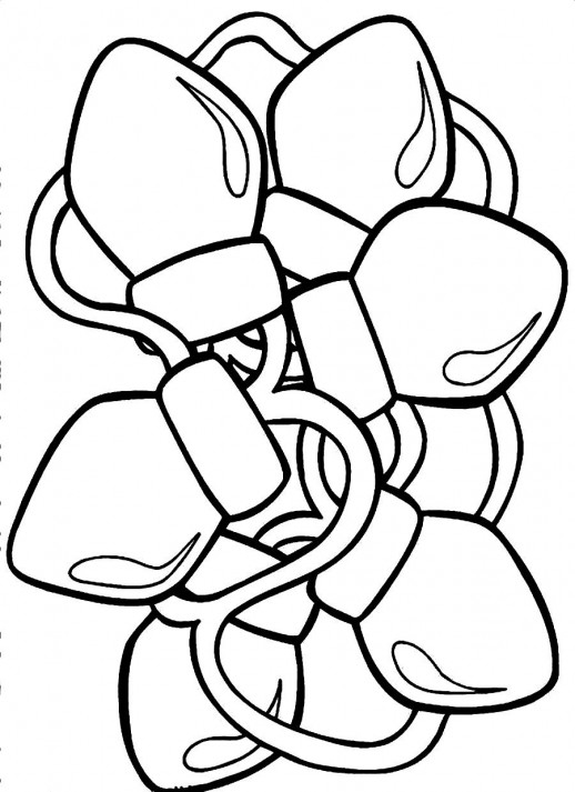 Simple Christmas Coloring Pages At GetColorings Free Printable 
