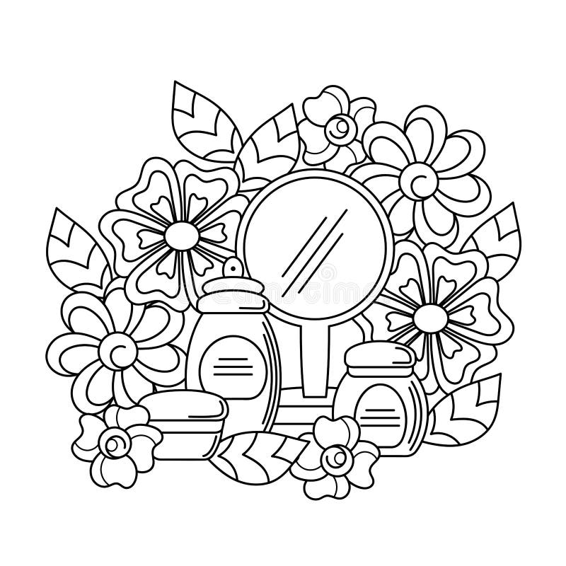 Skin Care Coloring Pages