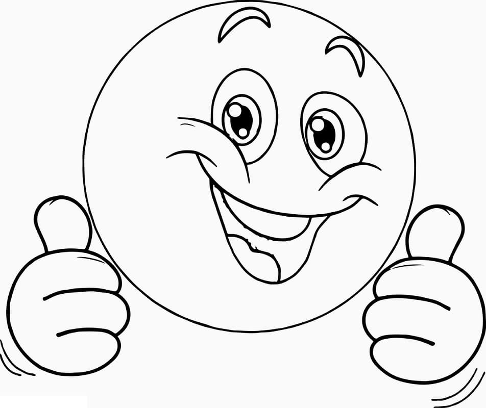 Smiley Coloring Pages