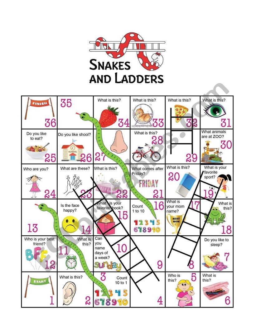 printable board games snakes and ladders