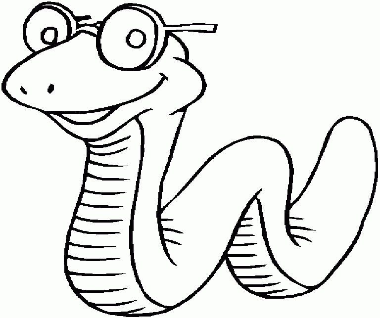 Snakes Coloring Pages Printable Coloring Home