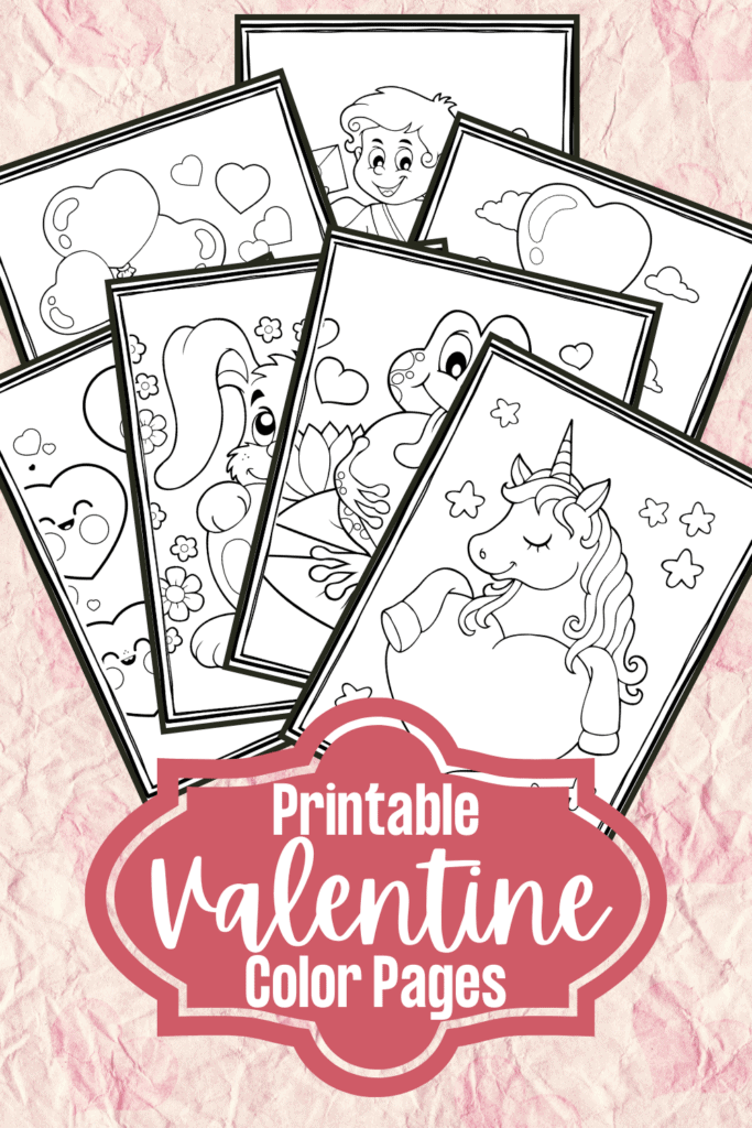Snoopy Valentine Coloring Sheets
