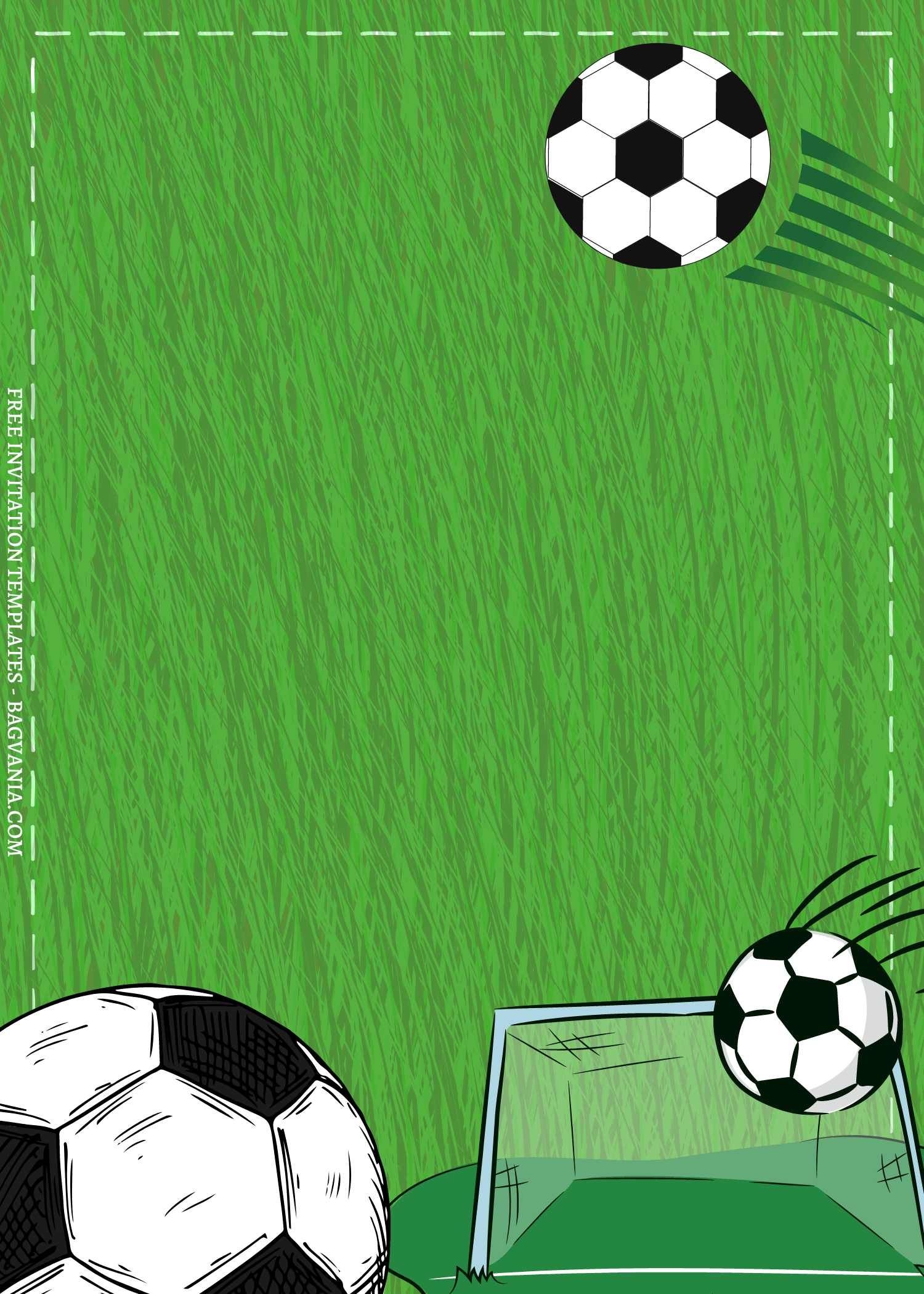 Soccer Birthday Invitation Template Free Dev onallcylinders
