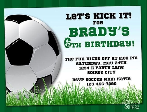 football game invitation template