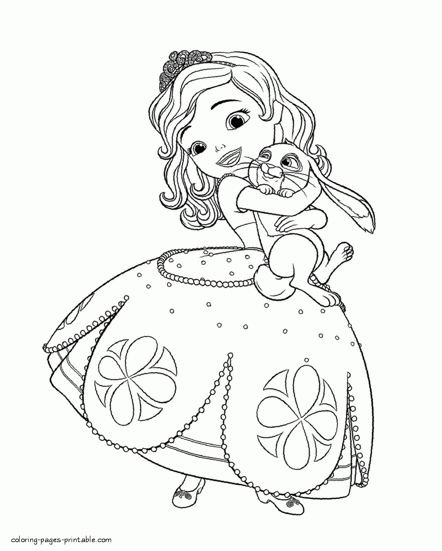 Princess Sofia Coloring Pages