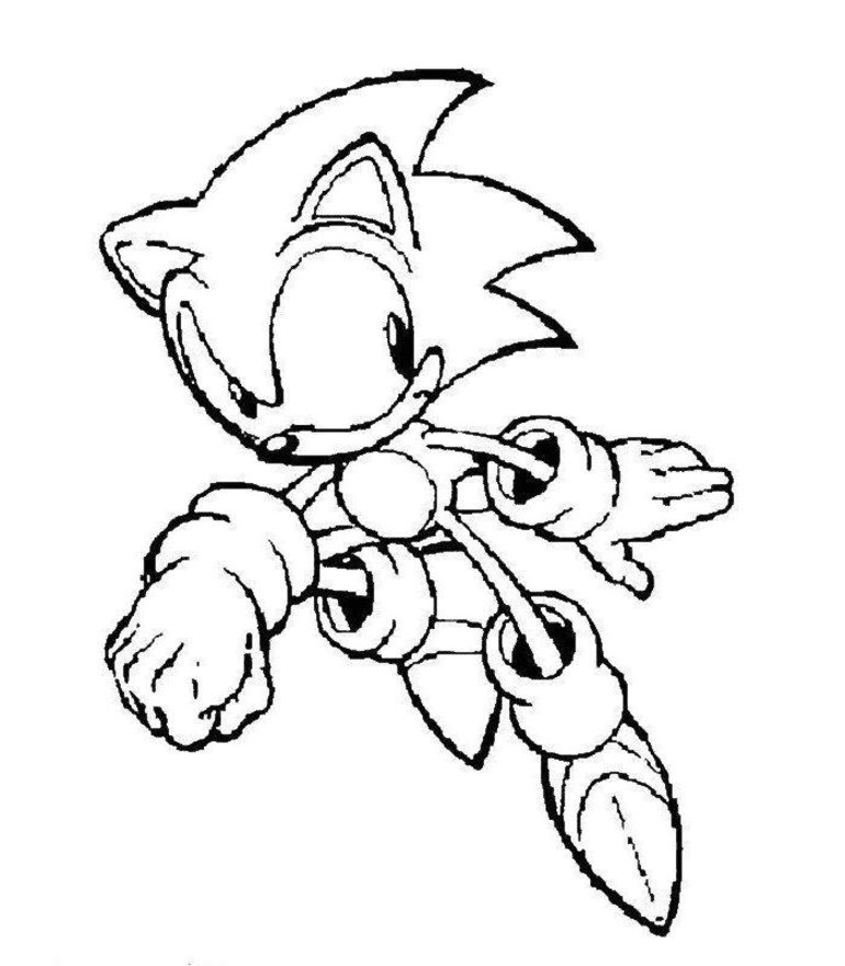 Sonic Printable Color Pages