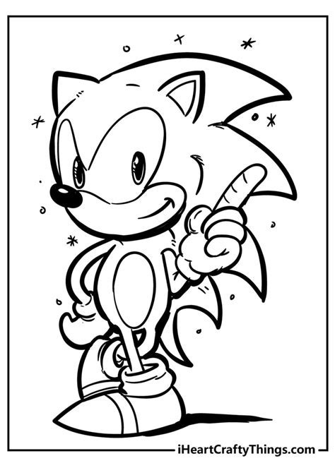 Sonic Printable Color Pages