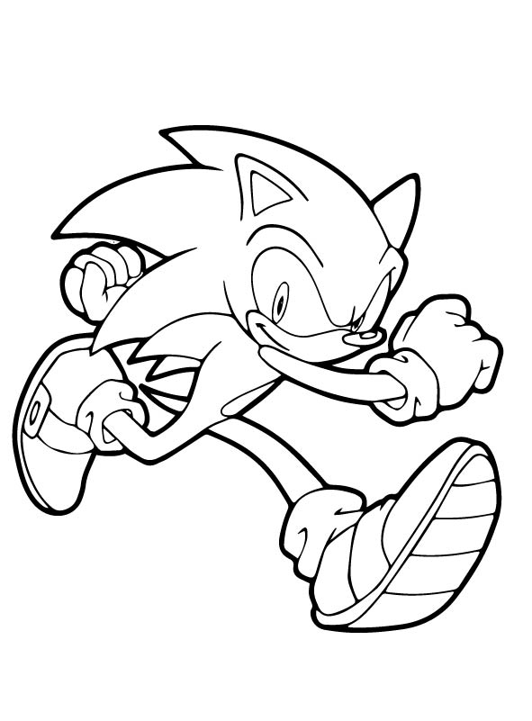 Sonic Hedgehog Coloring Pages