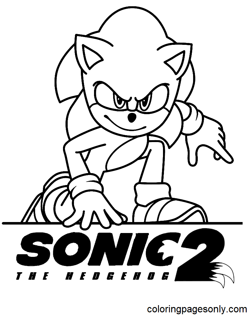 Sonic The Hedgehog Images To Color Infoupdate