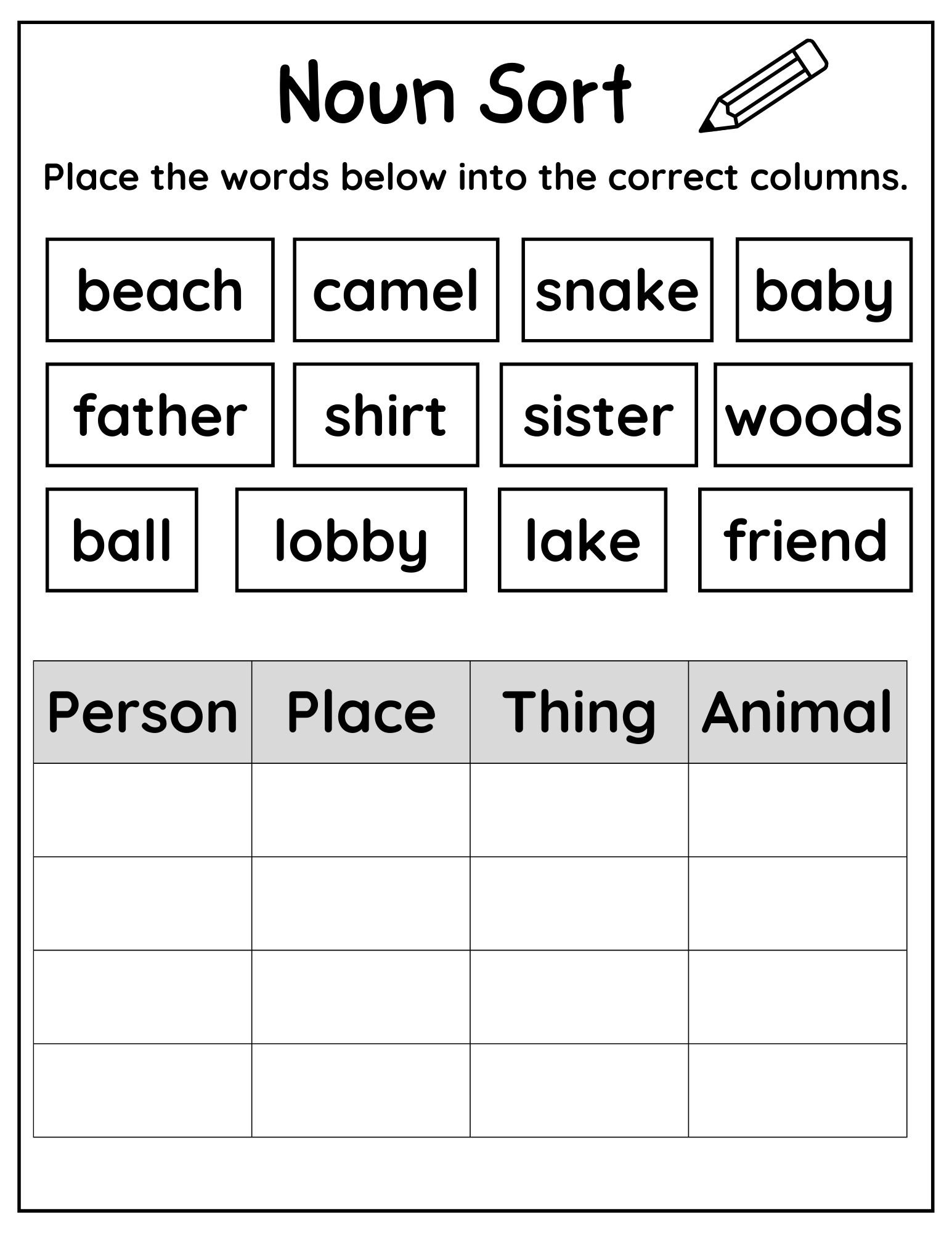 Sorting Worksheets In Pdf A Skill building Activity For Preschoolers