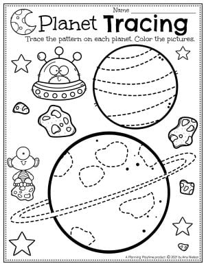 Space Worksheets Preschool Planning Playtime