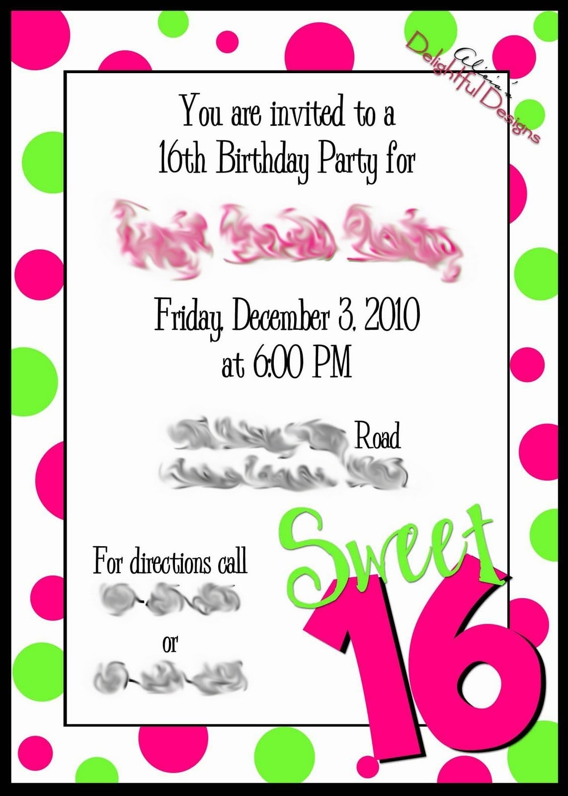 Sports Birthday Invitation Free Template