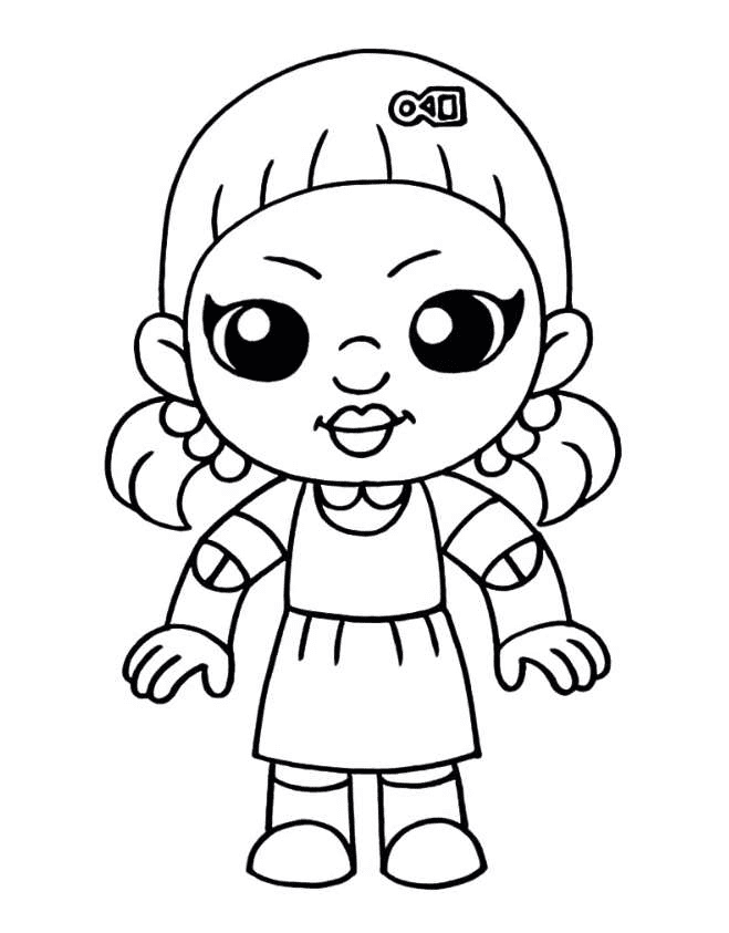 Squid Game Coloring Pages Squid Game Coloring Pages Coloring Pages 