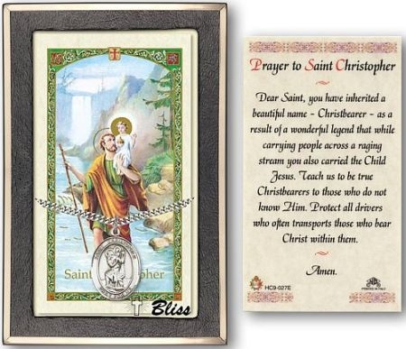 printable st christopher prayer card