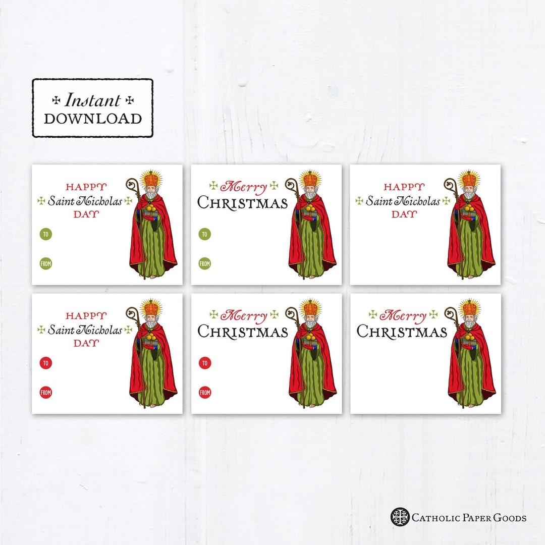 printable st nicholas cards