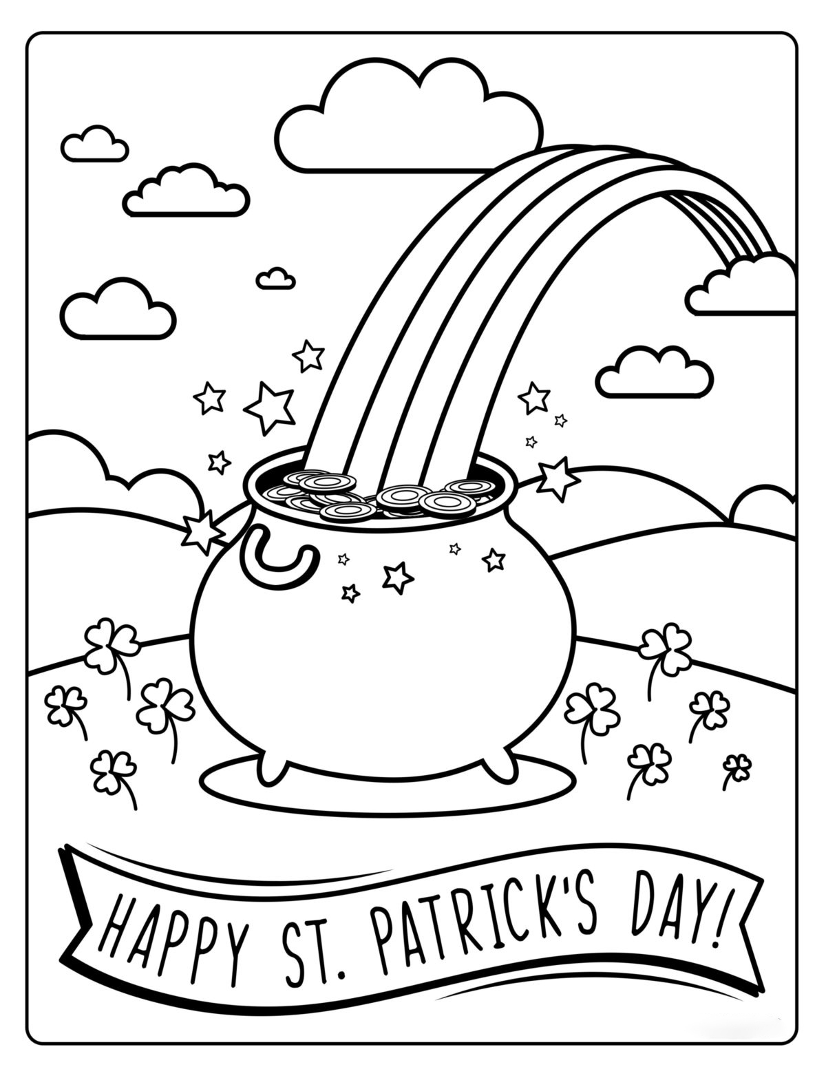 St Patricks Coloring Page