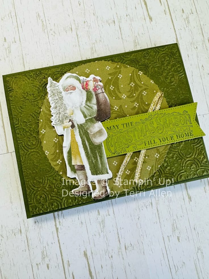 Stampin 39 Up Santa Claus Christmas Cards