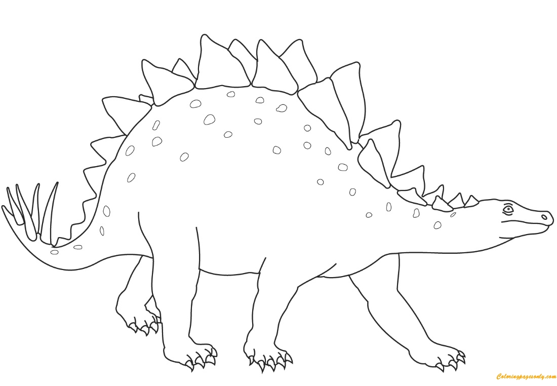 Stegosaurus Dinosaur Coloring Pages